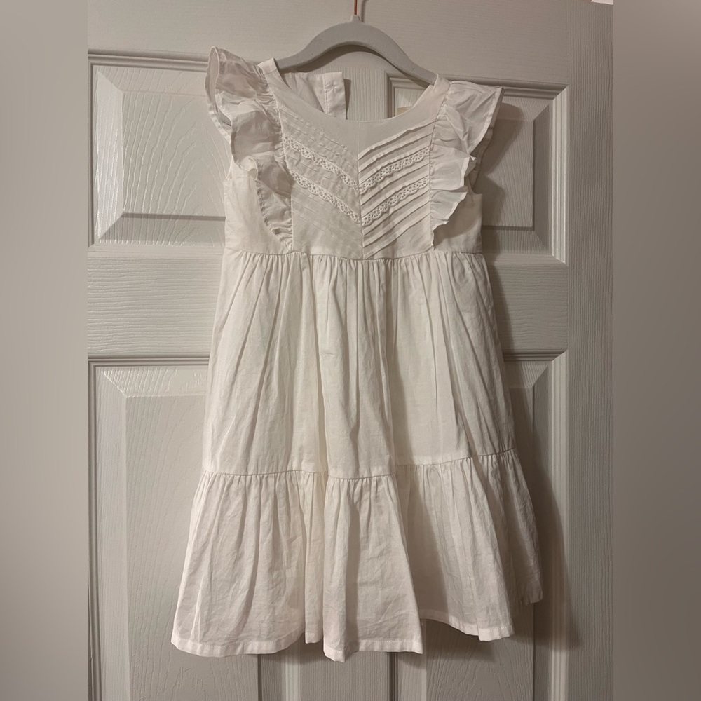 Oshkosh Bigosh White Ruffle Dress